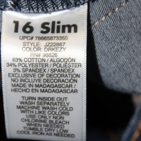 Jordache Teen Super Skinny Jeans - Picture 6 of 6
